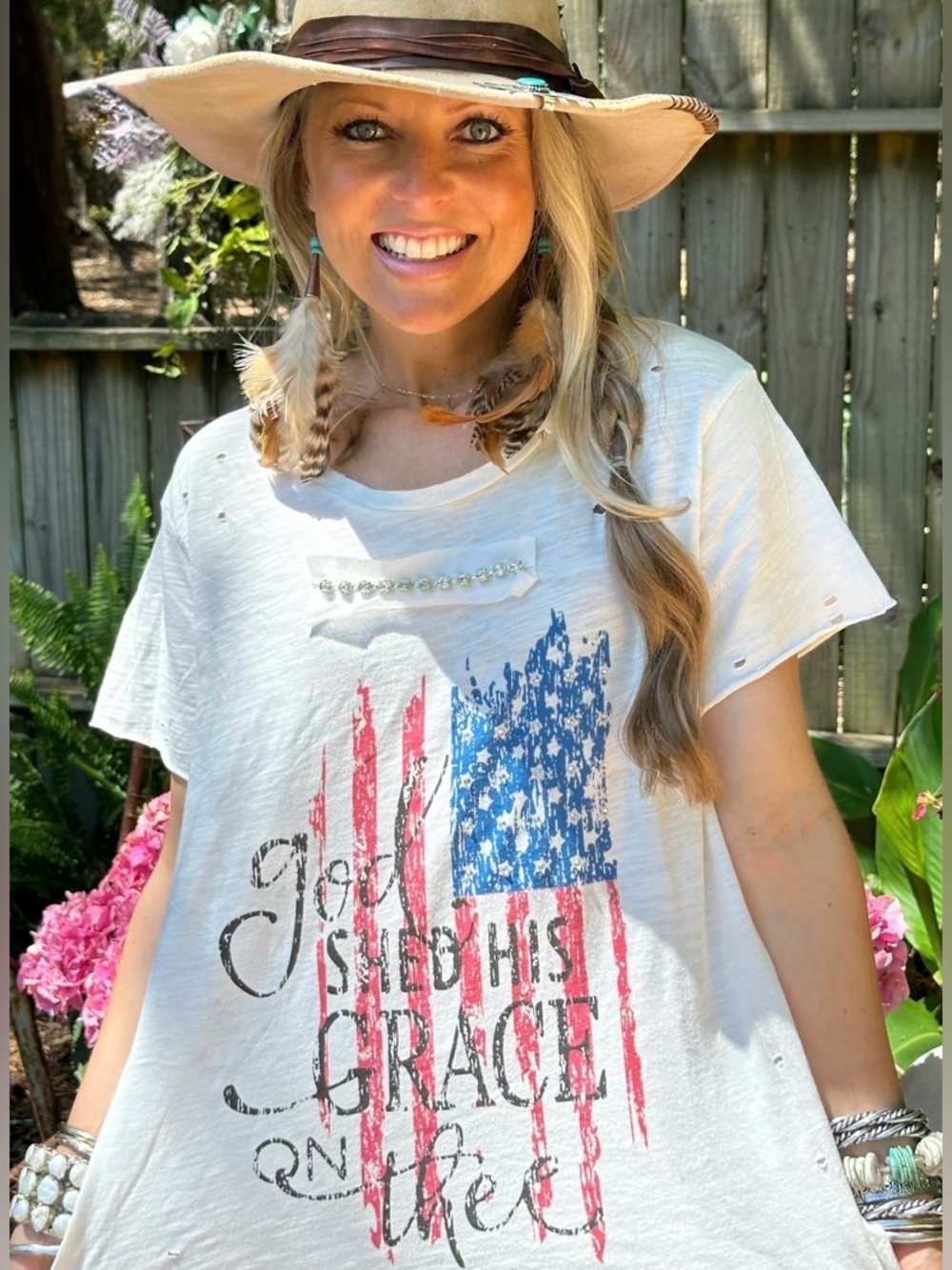 A Rare Bird “God Shed His Grace on Thee” - NWOT - Size Small